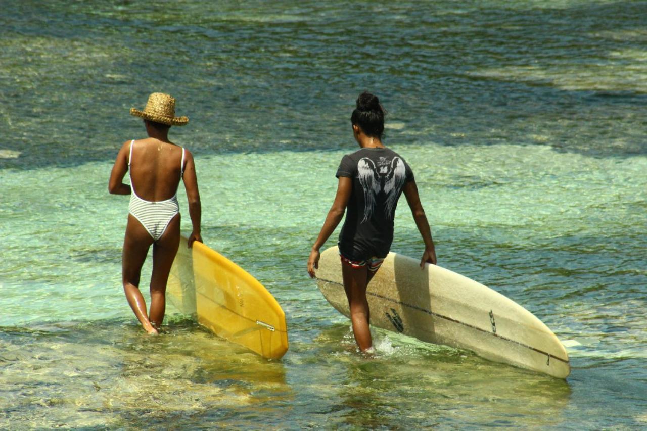 "Triangle Hut" Camp Fuego Siargao Hotell Catangnan Eksteriør bilde